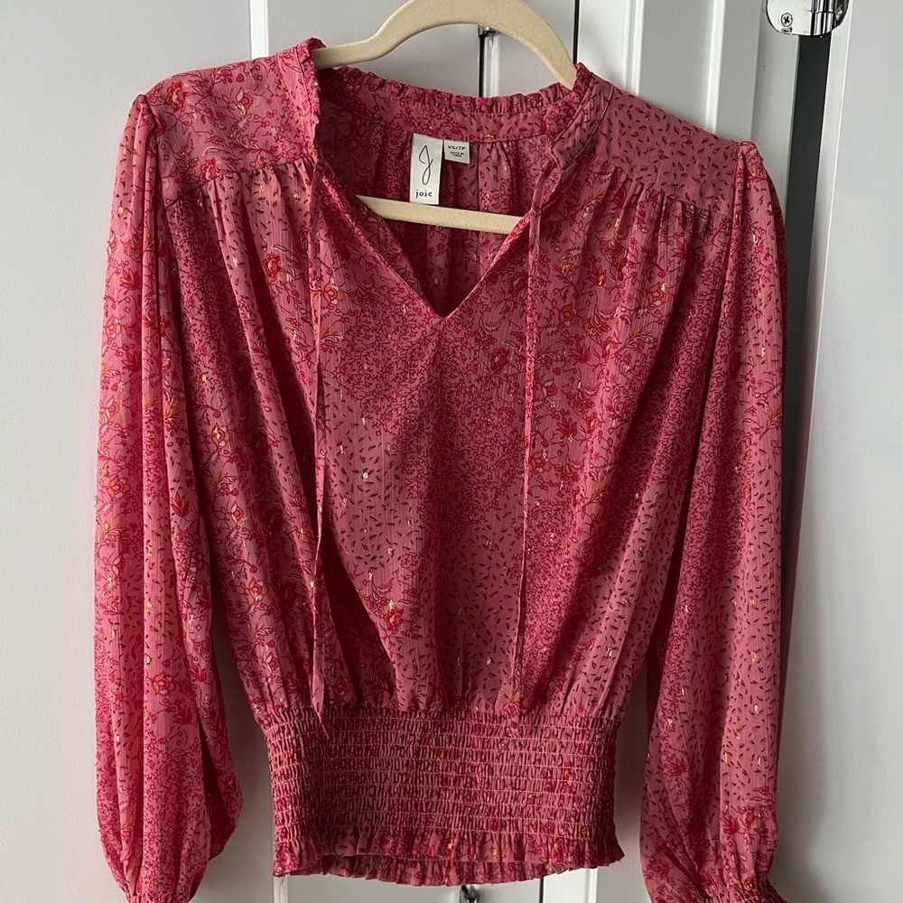 Joie Paisley Pink Blouse